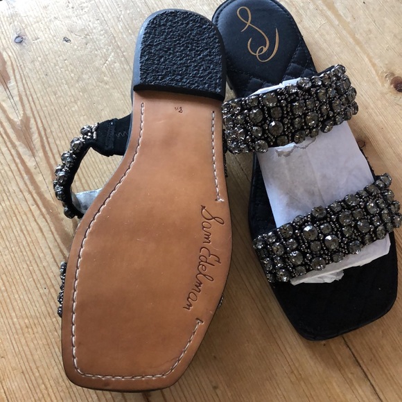 Sam Edelman rhinestone sandals - Picture 2 of 2